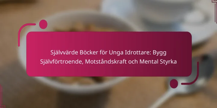Självvärde Böcker för Unga Idrottare: Bygg Självförtroende, Motståndskraft och Mental Styrka